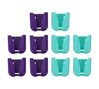 Healifty 10 Pcs Stethoscope Clips Waist Belt Holders Echo-meter Fixing Racks Medical Accessories for Nurses and Physicians Random Color