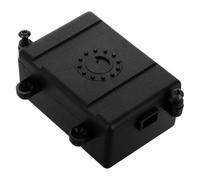 Healifty 10 Scale Waterproof Receiver Box for Crawler Cars Compatible with D90 D110 D130 Scx10 94180 - Sturdy Plastic Dustproof Sealed Case for Outdoor Rc Vehicle Protection