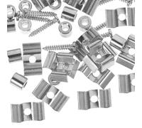 Healifty 10 Set Electric Guitar String Retainers Press String Trees Tension Locks Guitar Parts Accessories for Headstock Easy Installation and Compact Design