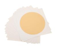 Healifty 10 Sheets 33x33cm Mirror Surface Thickened Handmade Rice Paper for Calligraphy and Painting Semi-ripe Xuan Paper with Vintage White and Antique Inner Layer for Chinese Brushwork
