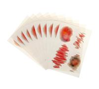 Healifty 10 Sheets Realistic Fake Cut and Bruise Stickers for April Fools Pranks, Temporary Scar Decals for Face and Body, Halloween Wound Tattoos for Men and Women Party Favors