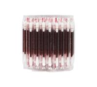 Healifty 100 Pieces Disposable Iodine Cotton Swabs, Iodine for Wounds Cotton Swabs, Portable Individually Wrapped Medical Cotton Buds for Nasal Ears Bruise, Emergency Wound Care