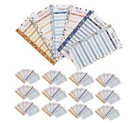 Healifty 100 Sheets Portable Budget Recording Cards Household Financial Planner for Money Management Daily Expense Tracking and Budgeting Organizer Random Color