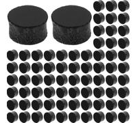 Healifty 100pcs Acrylic round Inlay Dots for Guitar and Classical Guitar Fingerboard Inlay Material with Black Fretboard Dots Suitable for Fingerboard Decoration and Tone Point Markers