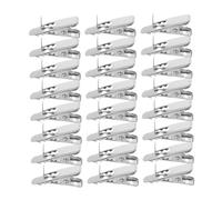 Healifty 100pcs Christmas Tree Ornament Clips Mini Alligator Clips for Wreath Flower Decorations Festive Everyday Use