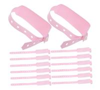 Healifty 100PCS Disposable Hospital Wristbands for Adults Writable Medical Id Bracelets for Accurate Patient Identification Safety Admission Bands for Emergency Use and Event Tracking