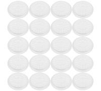 Healifty 100pcs Disposable Lash Glue Palettes Flower-shaped Eyelash Adhesive Trays for Extensions Ergonomic Lash Glue Holders for Professional Eyelash Artists