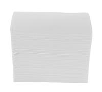 Healifty 100pcs Disposable Napkins Soft and Gentle Hand Towels for Weddings Parties and Dinner Events White Guest Towels for Keeping Tables Clean