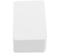 Healifty 100pcs DIY Blank Playing Cards White Cardstock Thickened Compact Word Cards for Study Games Office Note Taking and Custom Handwritten Drawing