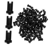 Healifty 100pcs Eyelash Glue Bottle Mouth Needle Eyelash Bottle Clog Needle Pack for Lash Extension Supplies for Fake Lashes Application No More Blocking Nozzle