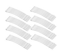 Healifty 100PCS Metal Bobby Pins White Hair Clips Simple Side Barrette for Women Decorative Hairpin Accessories for Daily Wear and
