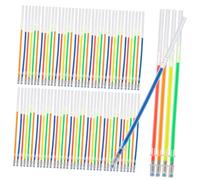Healifty 100Pcs Multi-Color Gel Pen Refills for Students Practical Ink Refills with Premium Color Rendering Easy to Replace Portable and Lightweight Drawing and Doodling Supplies