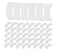 Healifty 100Pcs Natural Silk Neck Mask Hydrating Patch for Neck Care with Breathable Mesh Moisturizing Wrinkle Reduction Skin Sticker for Sagging Skin White