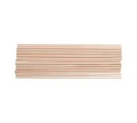 Healifty 100pcs Natural Wooden Craft Dowel Rods 4mm Diameter Round Wood Sticks with Splinterfree Surface and Resisting Easy Breakage for Model Making and Classroom DIY Projects