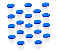 Healifty 100pcs Sealed Cups Laboratory Plastic for Pathology Cytology Sample Multipurpose Sample Pots for Accurate Testing