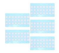 Healifty 100pcs Self Adhesive Breathable Filter Discs for Mushroom Cultivation, Synthetic Jar Lid Vent Membranes, Autoclavable 2x2cm Air Filters for Mycology and Culture Bottle Caps