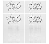 Healifty 100Pcs Thank You Cards for Business with Envelopes Cute Paper Notes for Shopping Appreciation Lightweight Decorative Cards for Retail Stores Salons Online Shops Boutique Packaging