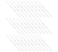 Healifty 100Pcs White Plastic Paper Fastener Strips with Double Hole Punch, Loose-Leaf Binding Clamps for File Organizing and Document Securing in Office and School Use