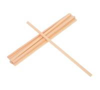 Healifty 10pcs 22cm Unfinished Wood Sticks for Model Airplanes and Ships, Craft Wooden Dowels for DIY Woodworking and Outdoor Flying Projects