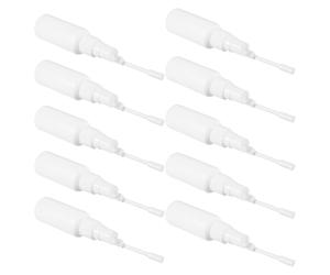 Healifty 10pcs 30ml Nasal Spray Bottles with Long Nozzle and Swivel Mist Atomizer, Small Empty Refillable Nose Spray Bottles for Travel and Personal Care