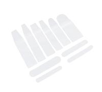 Healifty 10pcs Beauty Brush Protective Cover Mixed Style Portable Cosmetic Tool Bag Makeup Brush Storage for Travel Toiletry Bag and