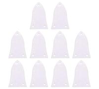 Healifty 10pcs Bell Shape Truss Rod Cover Screws for Electric Bass Guitar, Plastic and Iron Material, Neck Adjustment and Stability, Suitable for Bass Guitar Maintenance and Repair