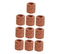 Healifty 10Pcs Ceramic Aquarium Filter Rings for Fish Tank Water Plant Holder with Wide Parasitism Area Reusable Design Suitable for Aquarium Use