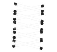 Healifty 10PCS Clear Plastic Empty Tubes with Lid Transparent Storage Containers for DIY Craft Bead and Candy Storage Flexible Applications for Aroma Preservation and Experimentation