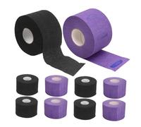 Healifty 10pcs Disposable Barber Neck Paper Strips Neck Guard for Haircut Spa Salon Hygiene Protection with Dye Barrier Flexible Fitting Hairdressing Wraps