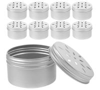Healifty 10pcs Dog Training Aroma Case 120ml Scent Training Box with Aluminum Screw Lid Pet Scent Container for Work Dogs Sniffing and Odor Detection