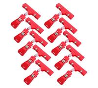 Healifty 10pcs Double Label Clip Rotatable Advertising Tag Holder for Retail Store Shelves Merchandising Display Clip