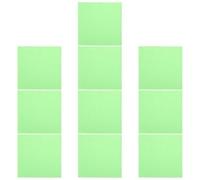 Healifty 10pcs Double-sided Musical Instrument Cleaning Cloths for Guitar, Bass, and Piano - Soft Reusable Polishing Cloths in Green for Instrument Care and Maintenance
