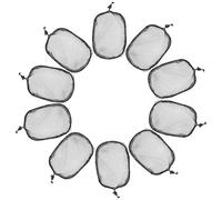 Healifty 10pcs Elastic Wig Hairnet Reusable Drawstring Mesh Hair Net for Women Ponytail Wig Making Salon Use