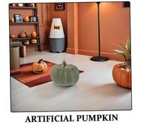 Healifty 10pcs Fall Tabletop Centerpiece Pumpkin Table Decor Fake Pumpkin for Decoration Simulation Model Artificial Farmhouse Fall Decor Outdoor Decorations Green
