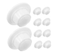 Healifty 10pcs Fan Nut Covers for Electric Fans Abs Plastic Replacement Caps Lightweight Reusable