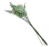 Healifty 10pcs Faux Plant Stems Bulk Realistic Artificial Leaves Branches for Vase Table Decor DIY Greenery Stems Plastic Material Indoor Outdoor Home Office