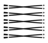 Healifty 10pcs Fire Extinguisher Hose Replacement Spraying Hose Compact Design Black PVC Iron Suitable for 8kg Extinguishers Easy Replacement for Emergency Situations