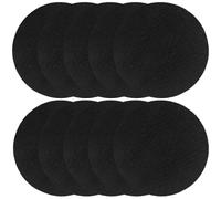 Healifty 10pcs Fireproof Incense Burner Pads 7cm Diameter High Temperature Resistant Insulation Mats for Home Censer Ashtray Heat Resistant Fireproof Pads