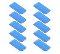 Healifty 10pcs Fret Polishing Eraser Sturdy Blue Erasers for Cleaning and Repairing Guitar Strings Suitable for Music Instrument Maintenance