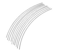 Healifty 10pcs Guitar Fret Wire Replacement for Electrical and Folk Guitars Copper Material 200mm Length Easy Installation