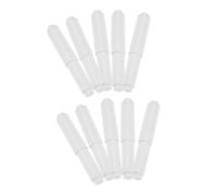 Healifty 10pcs Health Toilet Paper Holder Toilet Paper Replacement Spindle Bathroom Tissue Dispenser Spindle Tissue Roller Dispenser Roller White Plastic