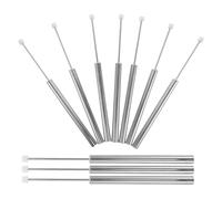 Healifty 10pcs Heavy Duty Soft-close Trash Can Damper Replacement Piston for Kitchen Trash Can Lid, Stainless Steel and Plastic Material, Easy to Install and Resistant to High Temperatures,