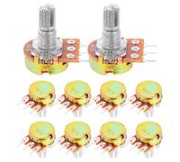 Healifty 10pcs Horizontal Trimmer Potentiometer Ohm Precision Resistor Electronic Accessories for Diy Breadboard Projects Replacement Variable Resistor