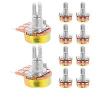 Healifty 10pcs Horizontal Trimmer Potentiometer Resistor for Electronic Accessories DIY Projects Replacement Variable Resistor for Guitar