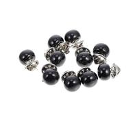 Healifty 10Pcs Invisible Snap Buttons for Clothing Emptied Brooches Non Sew Safety Collar Clips Hidden Fasteners for Shawls Sweaters and Dresses
