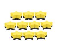 Healifty 10Pcs Magnetic EVA Whiteboard Erasers Reusable Dry Erase Cleaning Tools for Classroom Office Home Use with Felt Cloth Material Safe and Washable