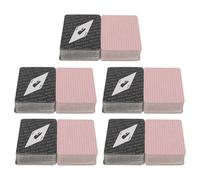 Healifty 10pcs Miniature Playing Cards Set for Party Games, Portable Poker Decks in Two Colors, Compact Travel Card Game Favor for Adults