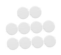 Healifty 10pcs Miniature Round Plastic Control Box Compact Electronic Enclosure Case for Indoor Outdoor Use Compatible with Electrical Projects and Devices