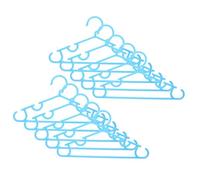 Healifty 10pcs Non Slip Clothes Hangers Plastic Space Saving Wardrobe Organizers for Boys and Lightweight Dress and Coat Storage Enhanced Grip for Stable Clothing Hold