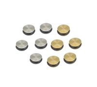 Healifty 10Pcs Open Hole Plugs Repair Tools Metal Silicone Portable Easy to Install Flutes Hole Plugs for Professional and Personal Use Musical Instrument Accessories